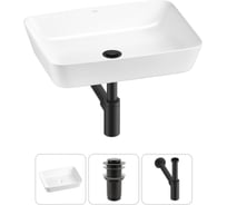 Набор Wellsee 3 в 1 Cromulent накладная раковина 56x40 см 20213567R