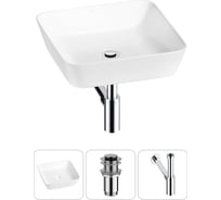 Набор Wellsee 3 в 1 Cromulent накладная раковина 44x44 см 20213550R