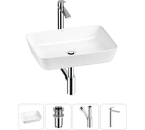 Набор Wellsee 4 в 1 Cromulent накладная раковина 56x40 см 20213570R