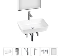 Набор Wellsee 6 в 1 Cromulent накладная раковина 56x40 см 20218995R