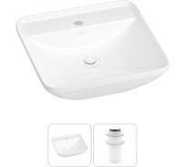 Набор Wellsee 2 в 1 Cute Twin S накладная раковина 43x43 см 20213357R