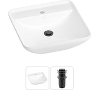 Набор Wellsee 2 в 1 Cute Twin S накладная раковина 43x43 см 20213355R