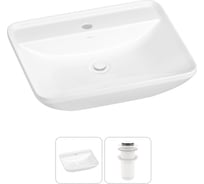 Набор Wellsee 2 в 1 Cute Twin S накладная раковина 55x42 см 20213373R