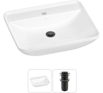 Набор Wellsee 2 в 1 Cute Twin S накладная раковина 55x42 см 20213371R