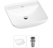 Набор Wellsee 2 в 1 Cute Twin S накладная раковина 43x43 см 20213354R