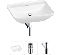 Набор Wellsee 3 в 1 Cute Twin S накладная раковина 55x42 см 20213374R