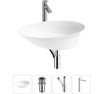 Набор Wellsee 4 в 1 Faze Moment накладная раковина 55x32 см 20214967R