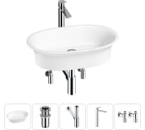 Набор Wellsee 5 в 1 Faze Moment накладная раковина 60x39 см 20213590R