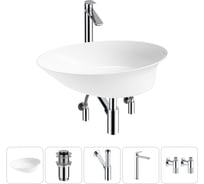 Набор Wellsee 5 в 1 Faze Moment накладная раковина 55x32 см 20214971R
