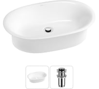 Набор Wellsee 2 в 1 Faze Moment накладная раковина 60x39 см 20213578R