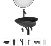 Набор Wellsee 6 в 1 Faze Moment накладная раковина 55x32 см 20218760R