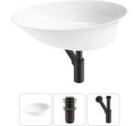 Набор Wellsee 3 в 1 Faze Moment накладная раковина 55x32 см 20214964R