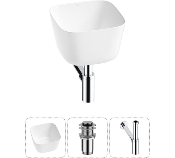 Набор Wellsee 3 в 1 Fontenay Paris накладная раковина 38x38 см 20214047R 1