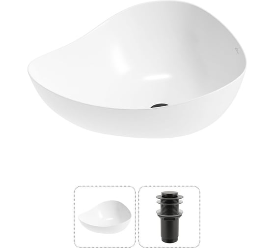 Набор Wellsee 2 в 1 Nexus Flex накладная раковина 51x39 см 20214020R 1