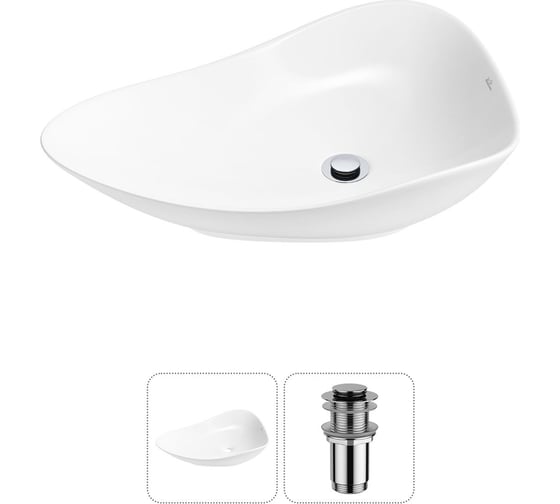 Набор Wellsee 2 в 1 Nexus Flex накладная раковина 60x42 см 20214031R 1