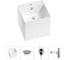 Набор Wellsee 4 в 1 M1 Limited Edition подвесная раковина 42x42 см 20217253R 1