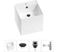 Набор Wellsee 4 в 1 M1 Limited Edition подвесная раковина 42x42 см 20217255R