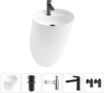 Набор Wellsee 5 в 1 M1 Limited Edition подвесная раковина 45x45 см 20215028R