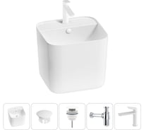 Набор Wellsee 5 в 1 M1 Limited Edition подвесная раковина 45x42 см 20217280R