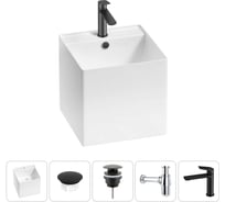 Набор Wellsee 5 в 1 M1 Limited Edition подвесная раковина 42x42 см 20217285R