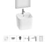 Набор Wellsee 6 в 1 M1 Limited Edition подвесная раковина 45x42 см 20219071R 1