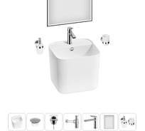 Набор Wellsee 7 в 1 M1 Limited Edition подвесная раковина 45x42 см 20219075R