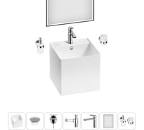 Набор Wellsee 7 в 1 M1 Limited Edition подвесная раковина 42x42 см 20219083R