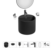 Набор Wellsee 7 в 1 M1 Limited Edition подвесная раковина 45x45 см 20219069R