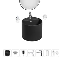 Набор Wellsee 7 в 1 M1 Limited Edition подвесная раковина 45x45 см 20219068R