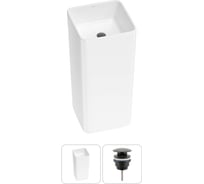 Набор Wellsee 2 в 1 Callipy Art напольная раковина 40x40x84 см 20213311R