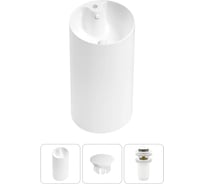 Набор Wellsee 3 в 1 Callipy Art напольная раковина 42x42x84 см 20217198R