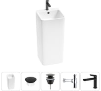 Набор Wellsee 5 в 1 Callipy Art напольная раковина 40x40x85 см 20217270R