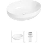 Набор Wellsee 2 в 1 Air Gap R накладная раковина 50x36 см 20212392R