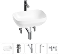 Набор Wellsee 5 в 1 Air Gap S накладная раковина 50x35 см 20212417R