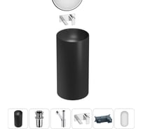 Набор Wellsee 5 в 1 Callipy Art напольная раковина 42x42x84 см 20218781R