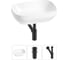Набор Wellsee 3 в 1 Air Gap S накладная раковина 50x35 см 20212410R 1