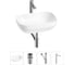 Набор Wellsee 4 в 1 Air Gap S накладная раковина 50x35 см 20212413R 1