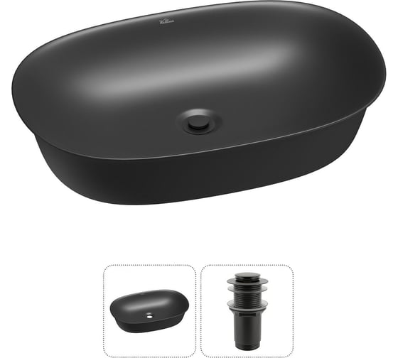 Набор Wellsee 2 в 1 Brillant iCon накладная раковина 60x40 см 20214660R 1