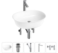 Набор Wellsee 5 в 1 Brillant iCon накладная раковина 50x40 см 20214627R