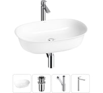 Набор Wellsee 4 в 1 Brillant iCon накладная раковина 60x40 см 20214651R