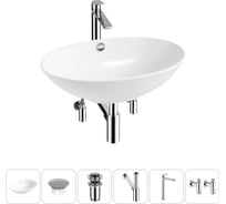 Набор Wellsee 6 в 1 Bliss накладная раковина 63x42 см 20217162R