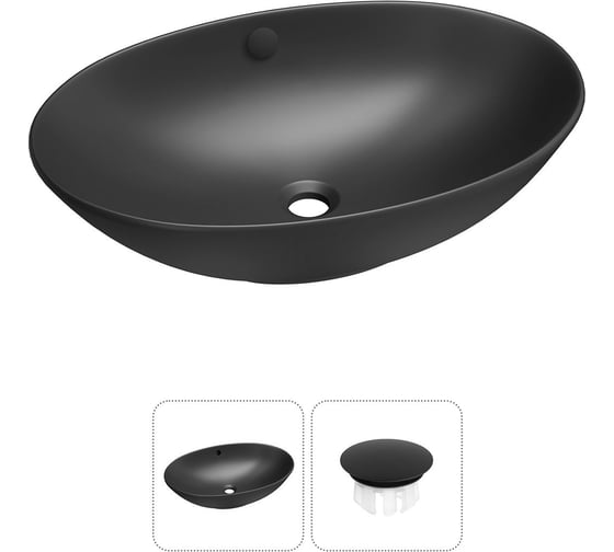 Набор Wellsee 2 в 1 Bliss накладная раковина 63x42 см 32820202R 1