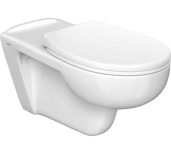 Подвесной безободковый унитаз VITRA Conforma с сиденьем для людей с ограниченными возможностями 5810B003-6234