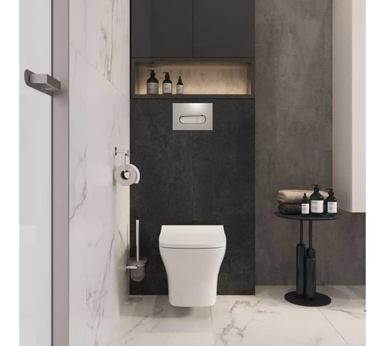 Подвесной безободковый унитаз VITRA Zentrum Square 7484B003-0075