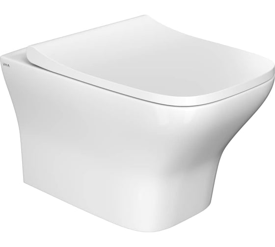 Подвесной безободковый унитаз VITRA Zentrum Square 7484B003-0075