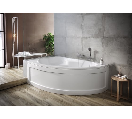 Асимметричная ванна Cersanit KALIOPE 153x100 правая 63442