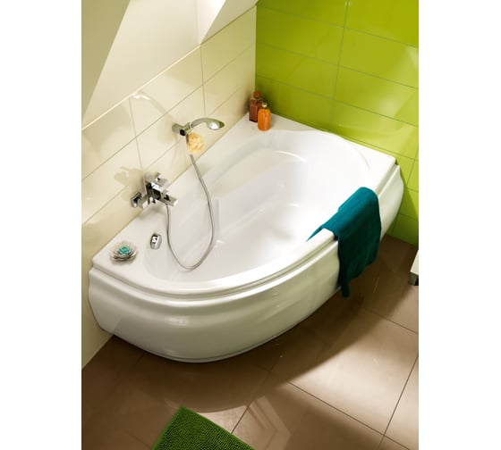 Асимметричная ванна Cersanit JOANNA 160x95 правая 63339