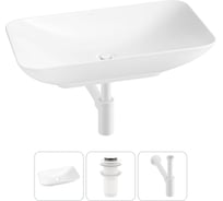 Набор Wellsee 3 в 1 Demure накладная раковина 70x38 см 20214606R