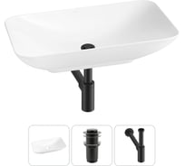 Набор Wellsee 3 в 1 Demure накладная раковина 60x36 см 20214588R