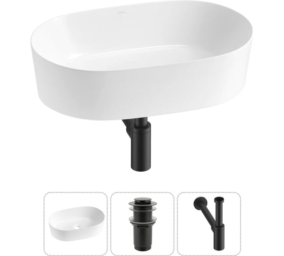 Набор Wellsee 3 в 1 Saint-Germain накладная раковина 56x37 см 20214992R 1